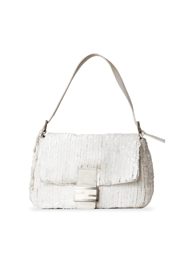 SEQUIN-EMBELLISHED BAGUETTE BAG