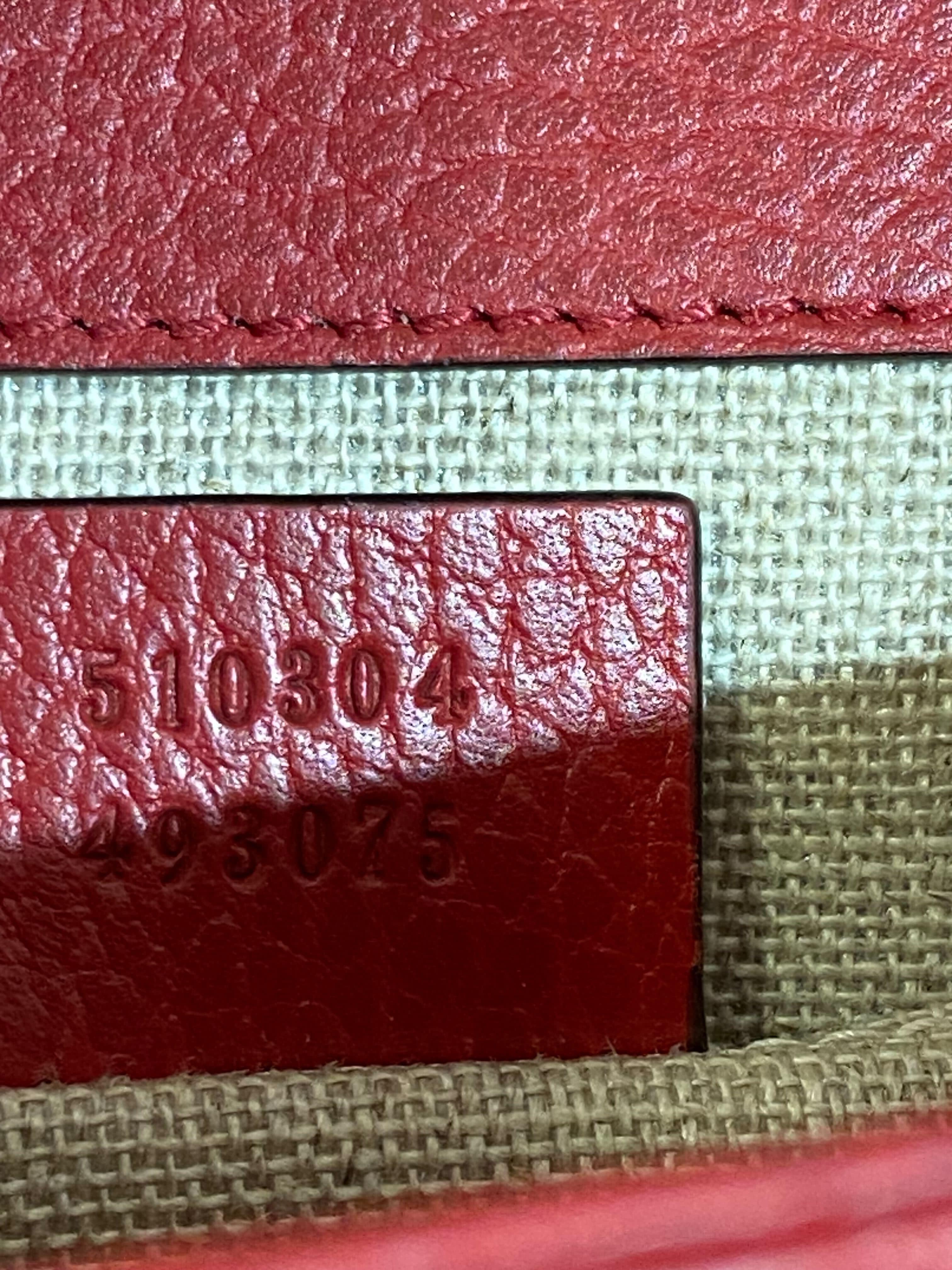 BOLSA GUCCI SMALL INTERLOCKING G DOLLAR VERMELHA ORIGINAL – Gringa