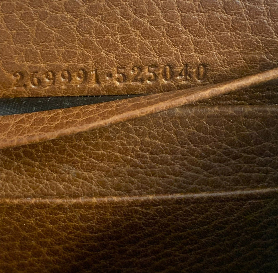 GG CANVAS BAMBOO WALLET