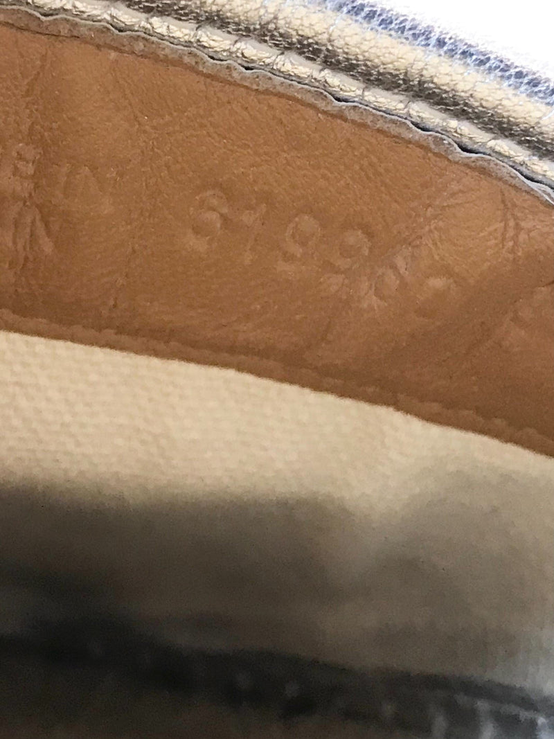 GG METALLIC ESPADRILLES 38.5