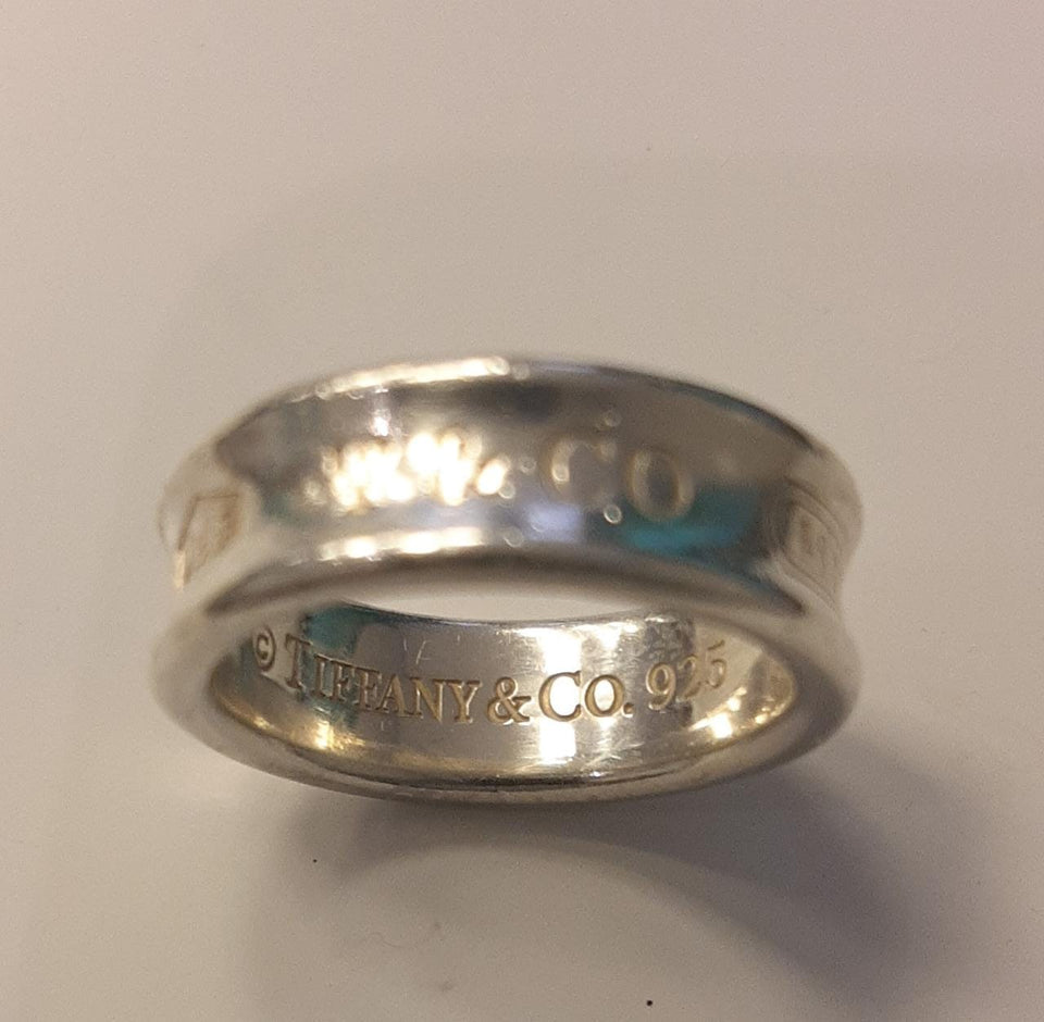 ANEL TIFFANY & CO 1837 RING PRATA ORIGINAL – Gringa