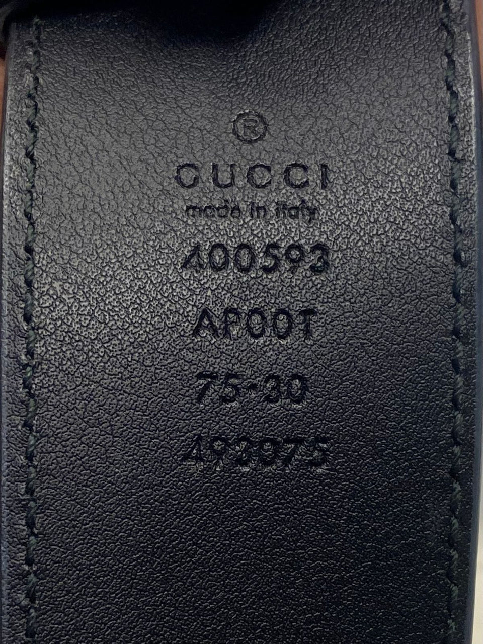 DOUBLE G LOGO BELT 75