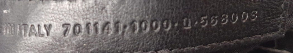 SMALL CROC EMBOSSED LINDSAY BAG