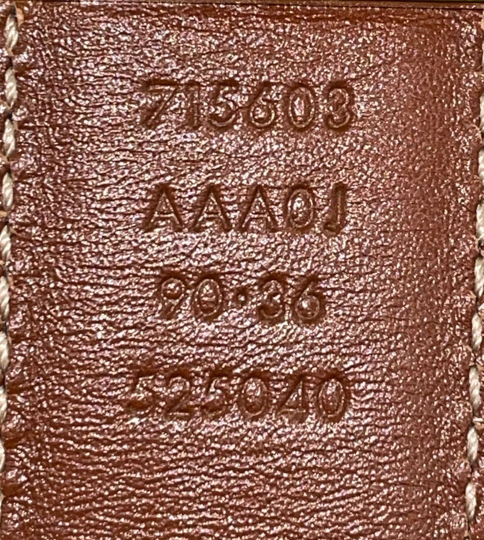 LEATHER BELT 90/36