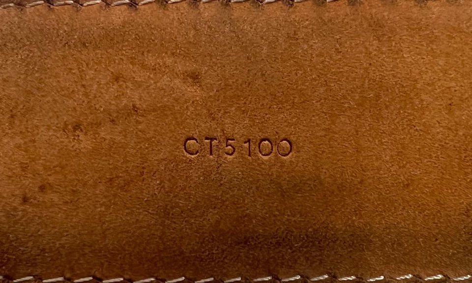 DAMIER ÉBÈNE ELLIPSE BELT