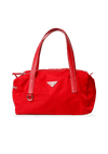 LEATHER TRIMMED TESSUTO BAG