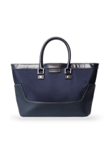 TRIMMED CANVAS TOTE