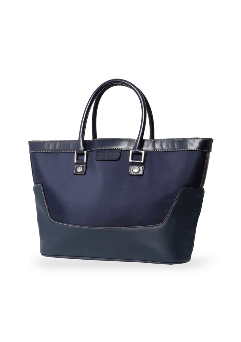TRIMMED CANVAS TOTE