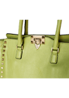 LEATHER ROCKSTUD SATCHEL