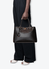 SAFFIANO LUX DOUBLE ZIP GALLERIA