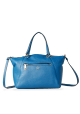 GRAINED LEATHER SATCHEL