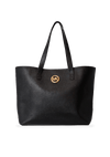 LEATHER SHOPPING TOTE