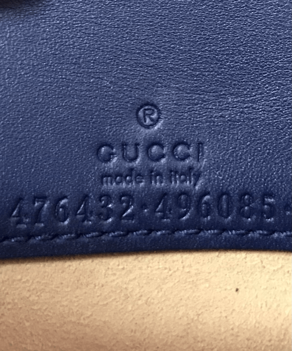 Bolsa Gucci Velvet Dionysus Super Mini Azul Original – Gringa