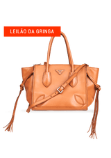 CITY CALF TWIN POCKET TOTE