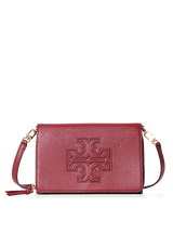 GRAINED LEATHER CROSSBODY BAG