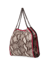 ALTER-PYTHON FALABELLA TOTE STELLA MCCARTNEY CINZA ORIGINAL