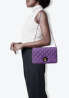 QUILTED LEATHER TURNLOCK