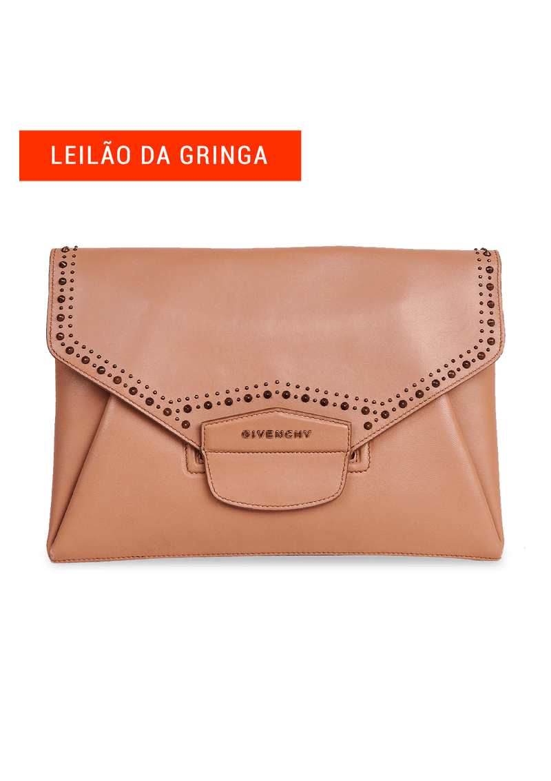 ANTIGONA ENVELOPE GIVENCHY MARROM ORIGINAL