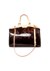 BREA MM VERNIZ AMARANTE LOUIS VUITTON MARROM ORIGINAL