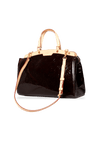BREA MM VERNIZ AMARANTE LOUIS VUITTON MARROM ORIGINAL