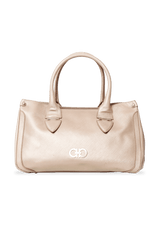 LEATHER GANCINI TOTE