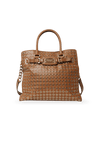STUDDED SATCHEL BAG
