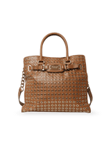 STUDDED SATCHEL BAG