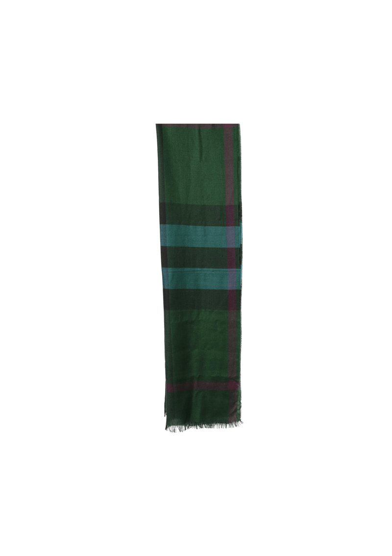 FRINGED CHECK SCARF