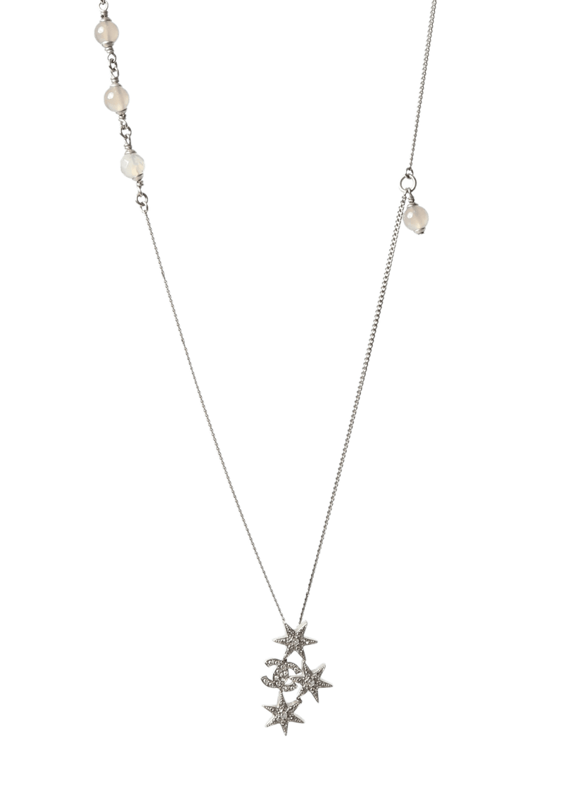 STRASS STAR DROP NECKLACE