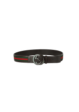 WEB INTERLOCKING G LOGO BELT 95