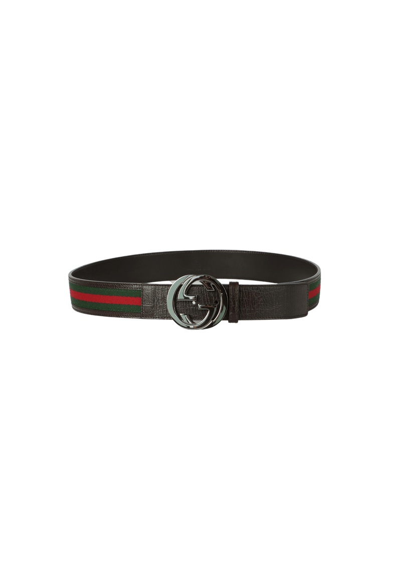 WEB INTERLOCKING G LOGO BELT 95