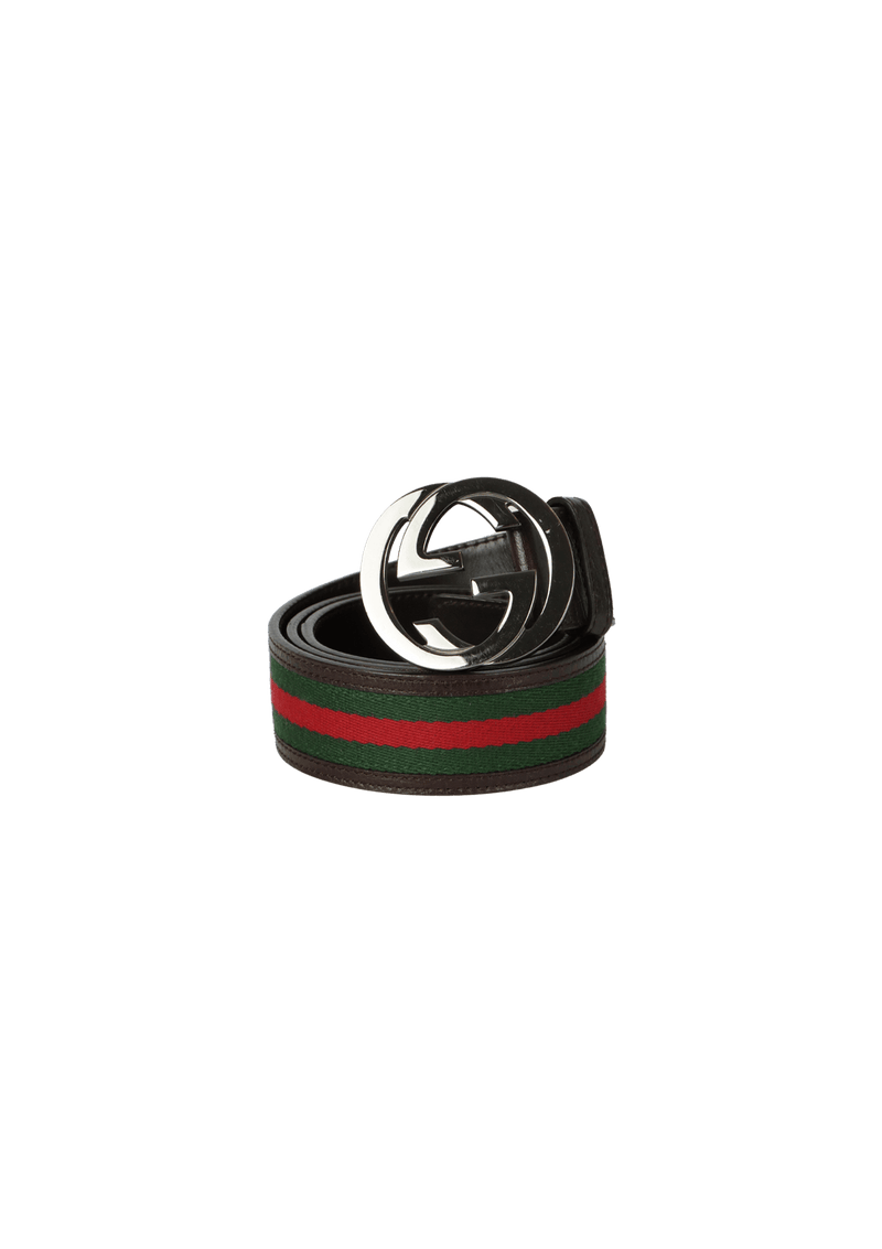 WEB INTERLOCKING G LOGO BELT 95