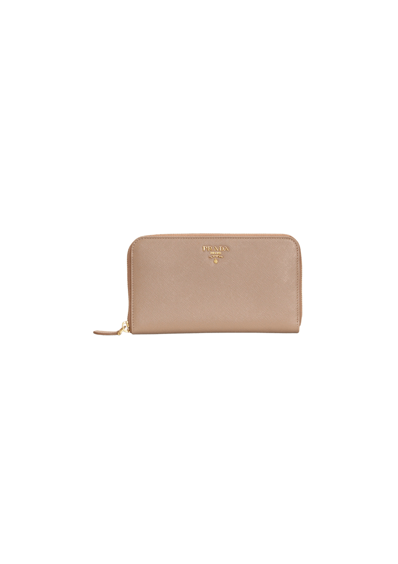 SAFFIANO ZIP AROUND WALLET