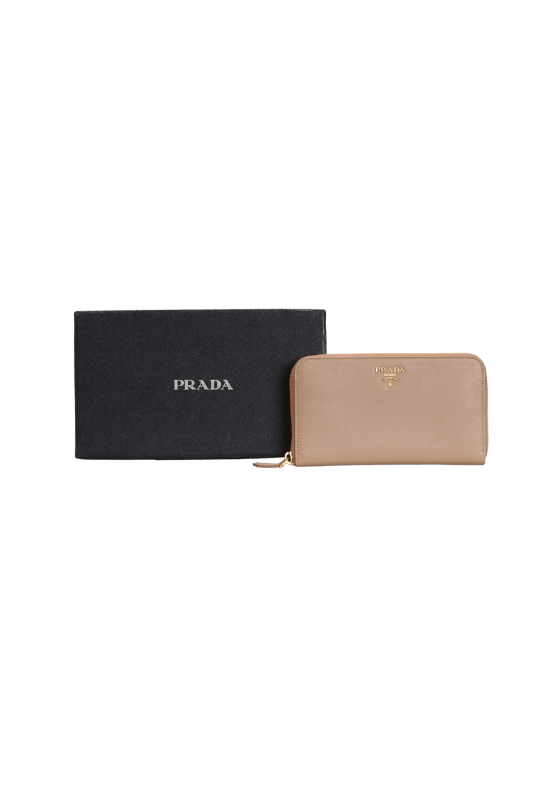 SAFFIANO ZIP AROUND WALLET