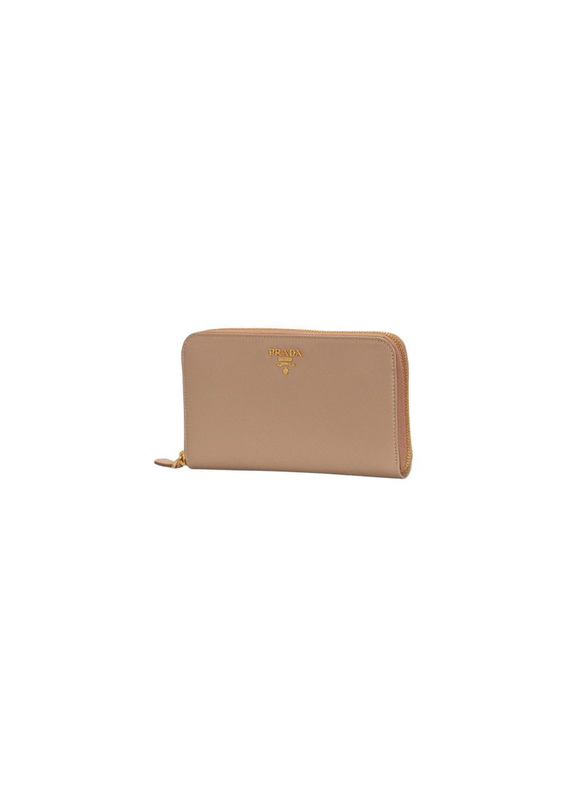 SAFFIANO ZIP AROUND WALLET