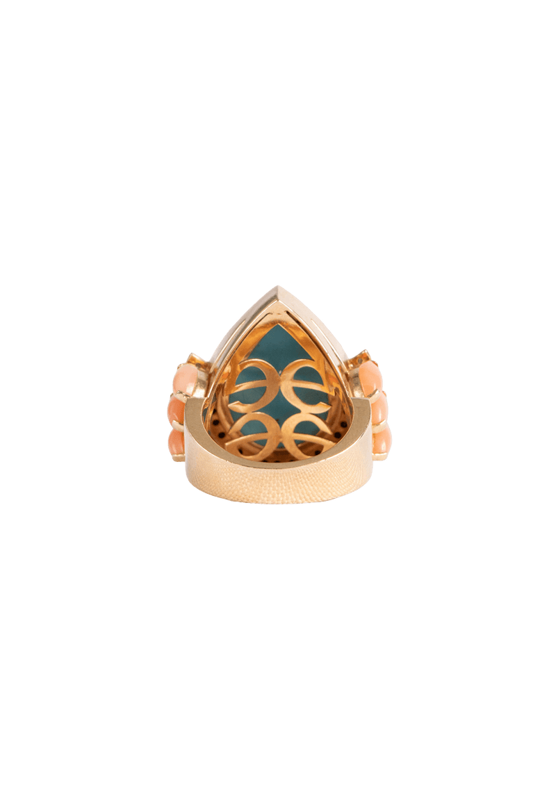 TURQUESA 18K RING