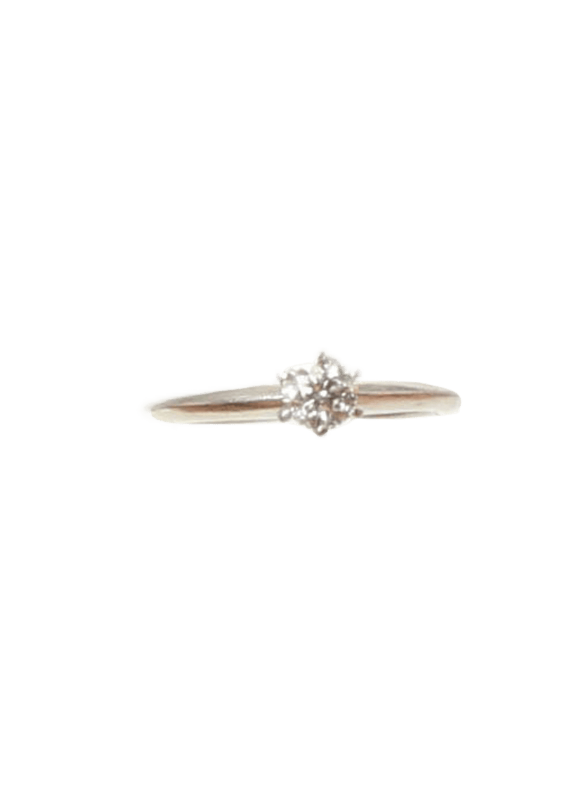 PLATINUM DIAMOND RING 0.40 CT