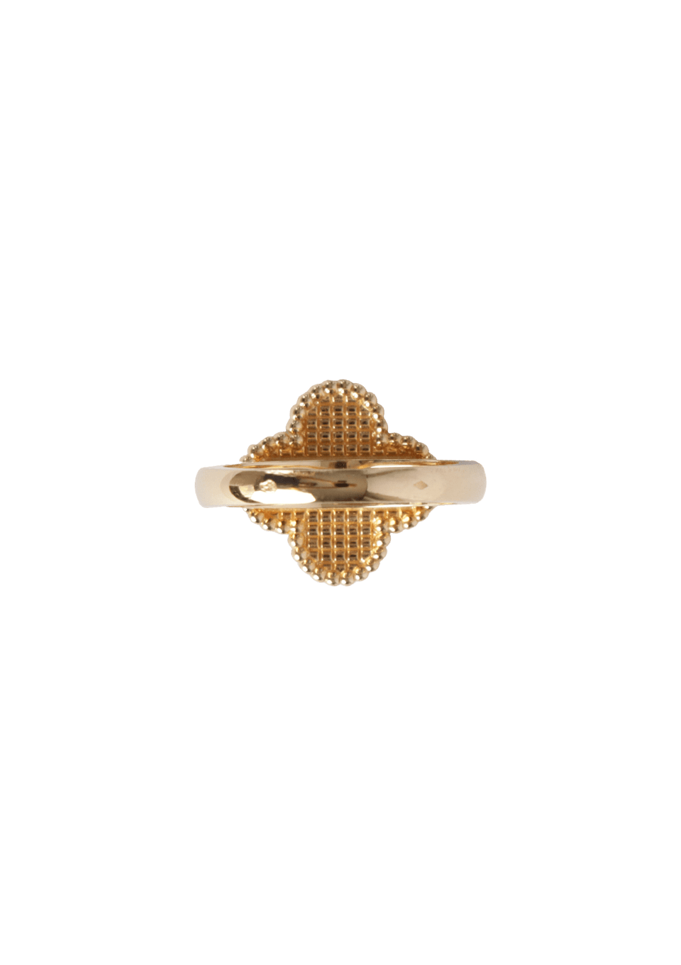 GUILLOCHE VINTAGE ALHAMBRA 18K RING