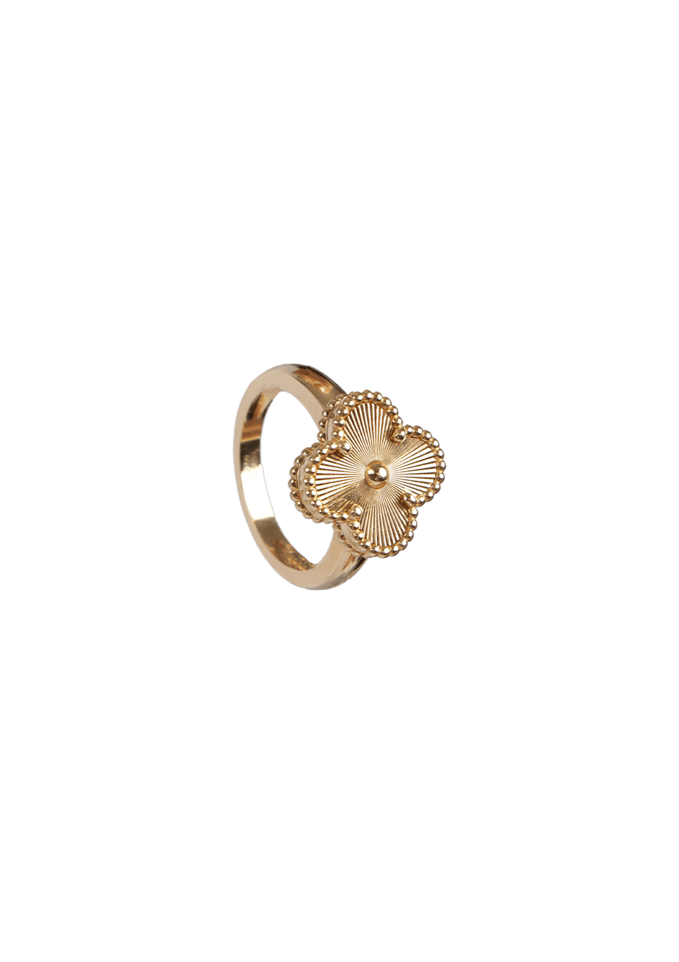 GUILLOCHE VINTAGE ALHAMBRA 18K RING