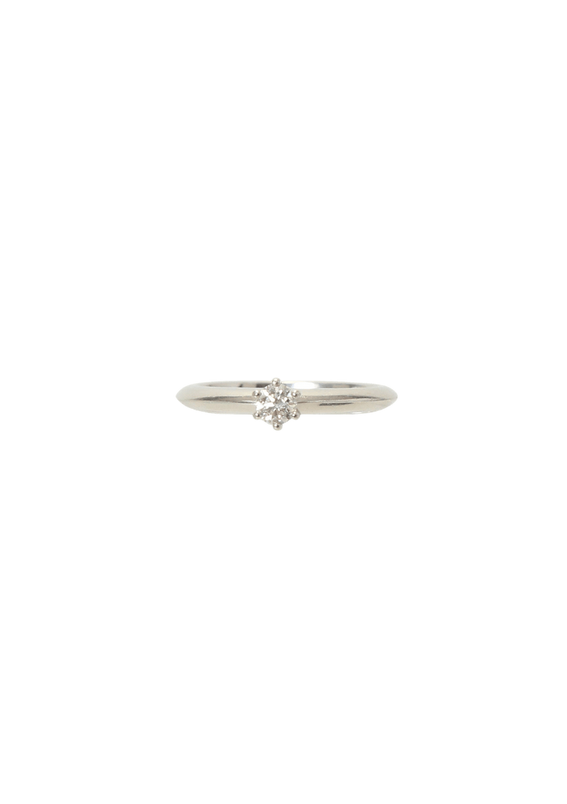 PLATINUM DIAMOND TIFFANY® SETTING ENGAGEMENT RING 0.15 CT