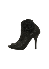 LEATHER SOCK BOOTS 36