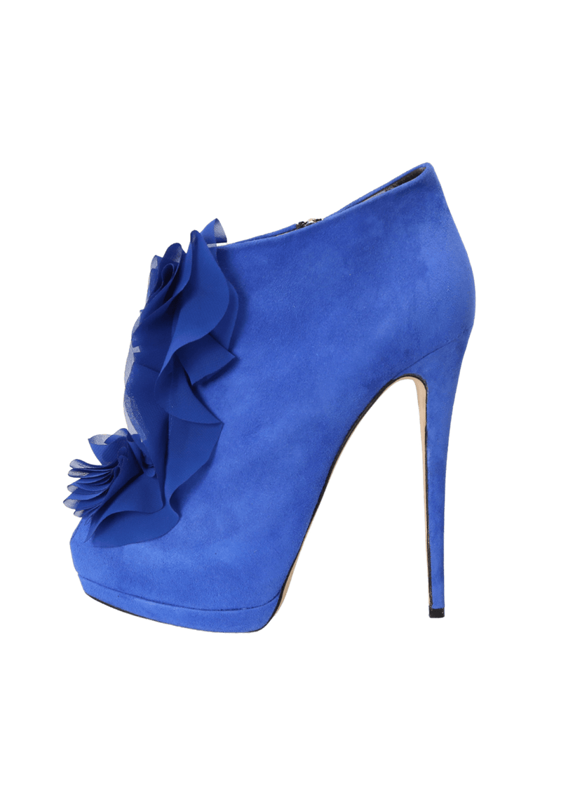 SUEDE PEEP TOE 37