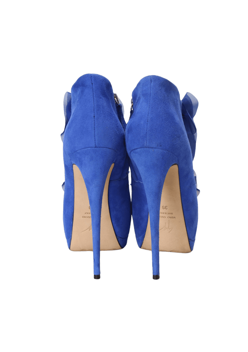 SUEDE PEEP TOE 37