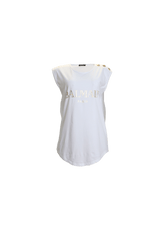 LOGO SLEEVELESS T-SHIRT 40