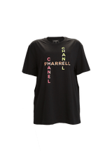 CHANEL PHARREL SEQUIN T-SHIRT M