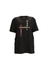 CHANEL PHARREL SEQUIN T-SHIRT M