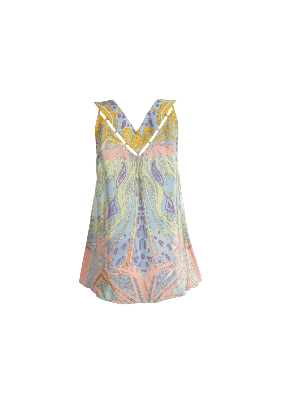 BLUSA カラフル柄 半袖トップス PUCCI EMILIO EMILIO Gringa – ORIGINAL AZUL 36 SHIRT T PRINTED PUCCI トップス