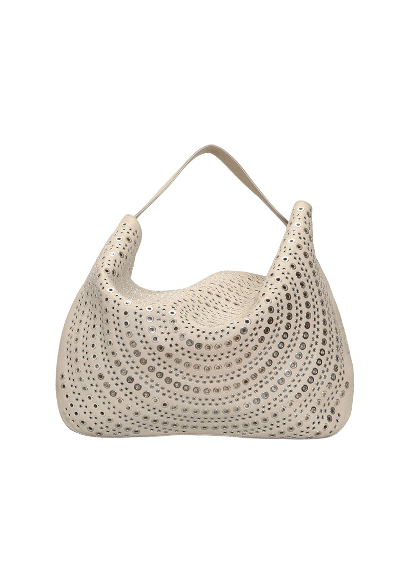 EYELET LEATHER BAG