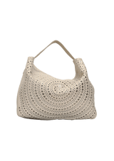 EYELET LEATHER BAG