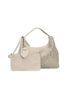 EYELET LEATHER BAG